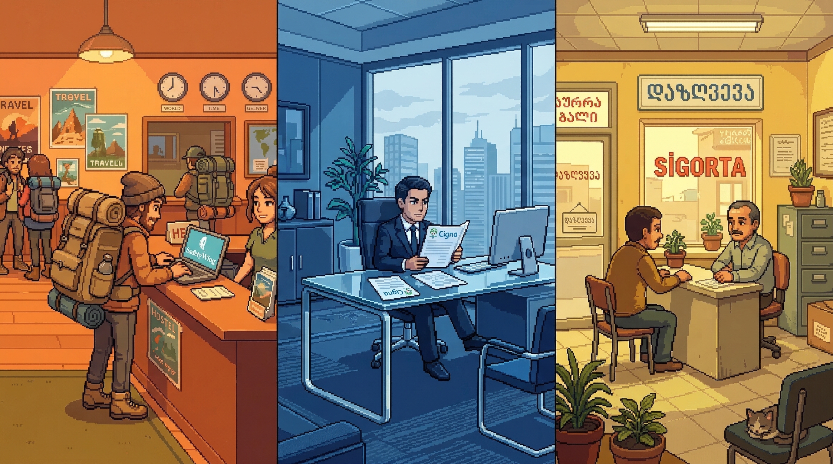 Медстрахование за границей: SafetyWing, Cigna или локальная