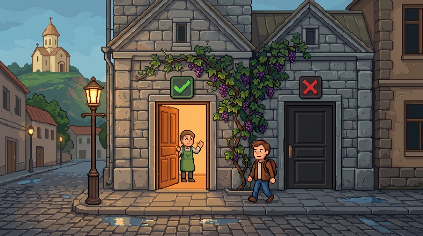 Одна дверь открыта, другая закрыта