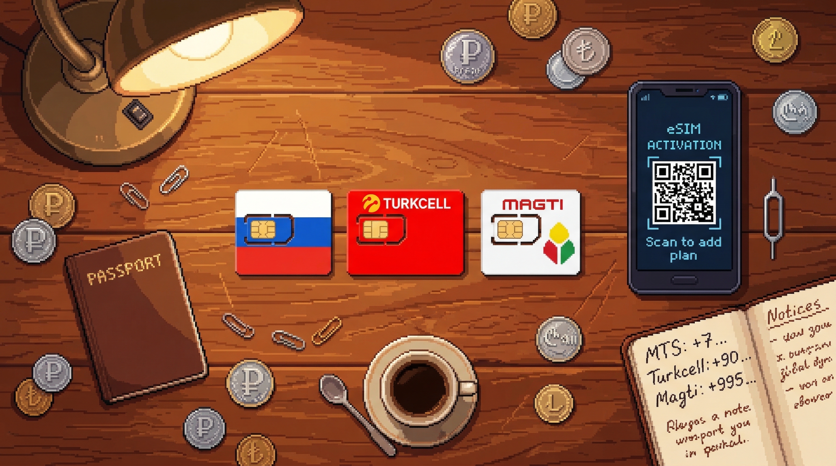 SIM-карты разных стран