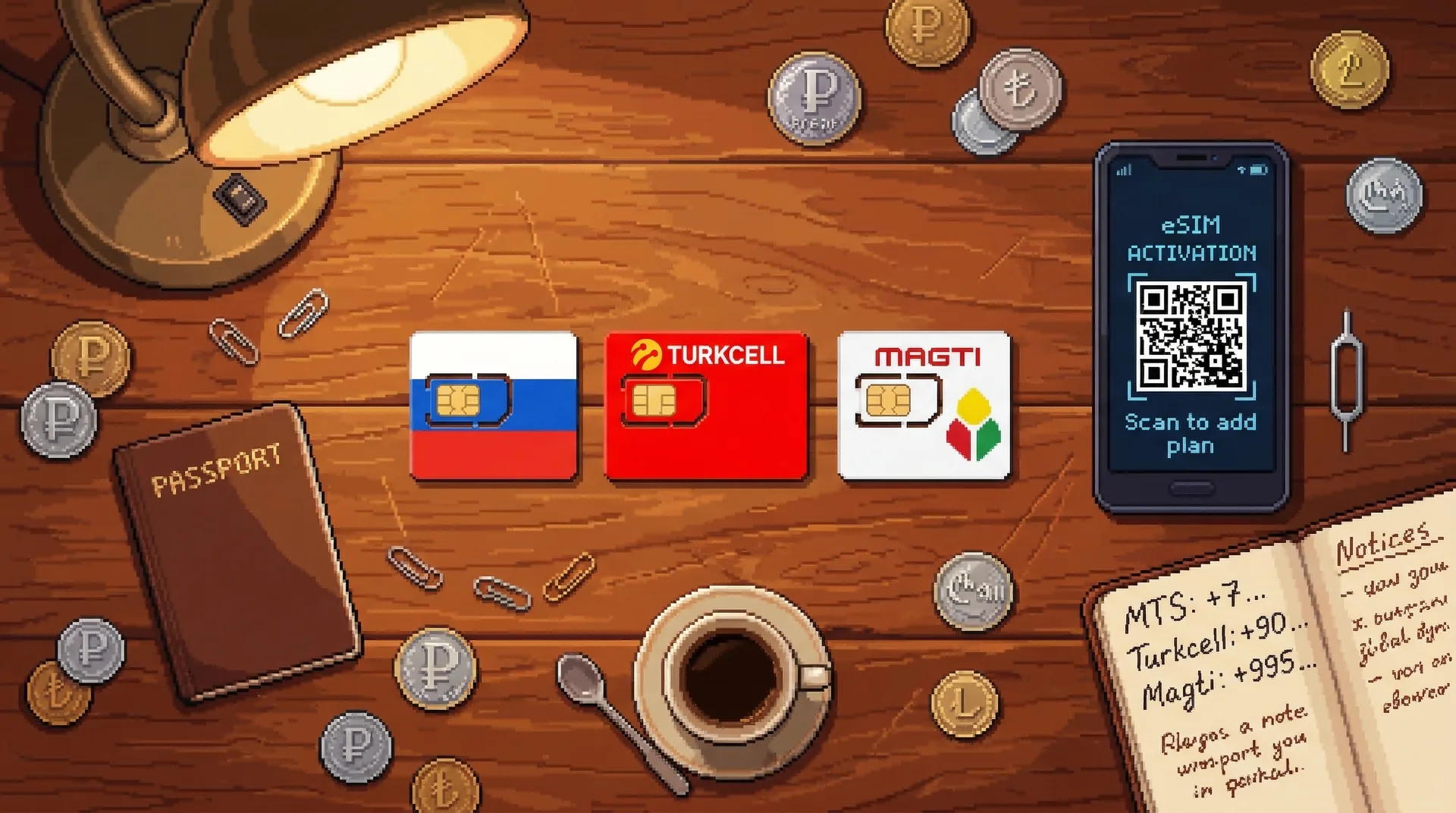 SIM-карты разных стран