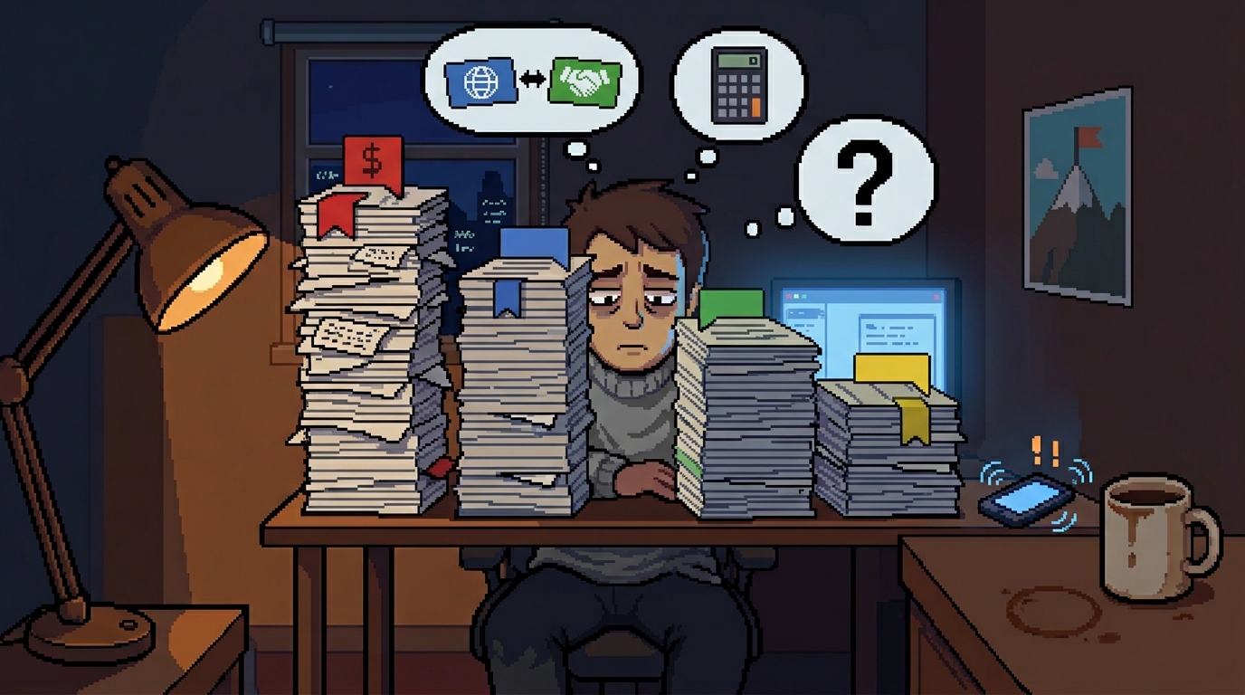 Завален бумагами