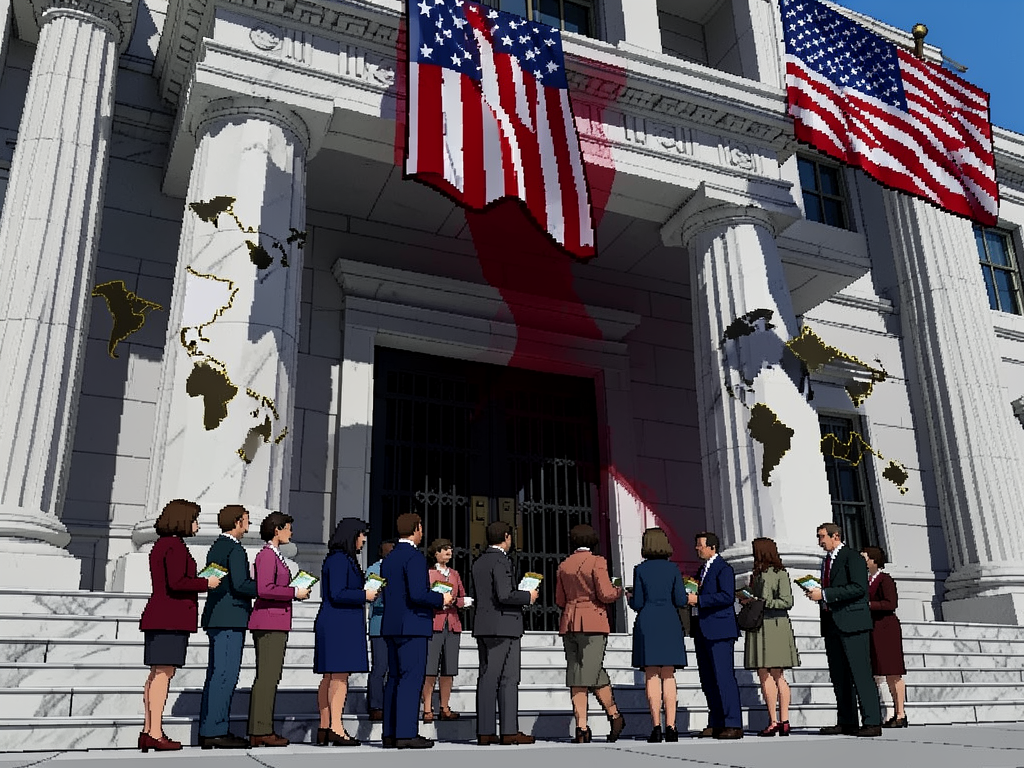 США прекращают выдачу иммиграционных виз для 75 стран