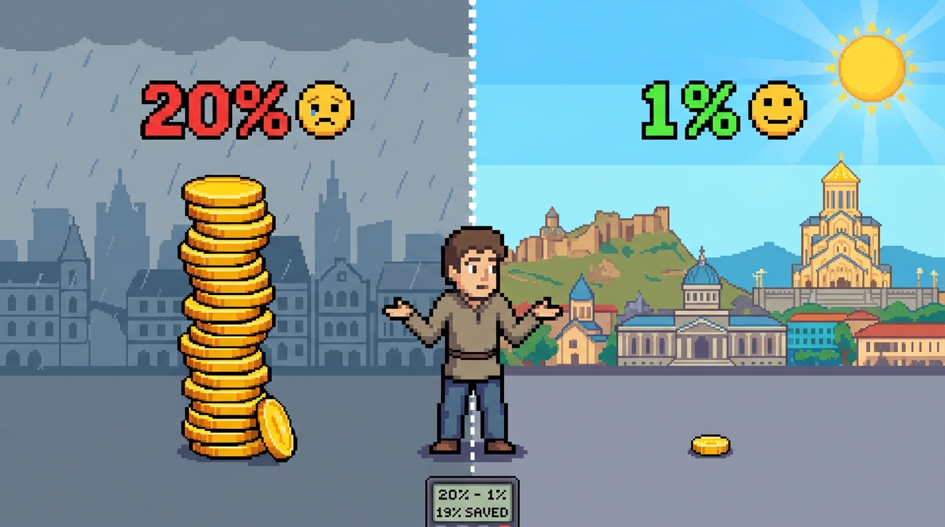 20% vs 1% налог